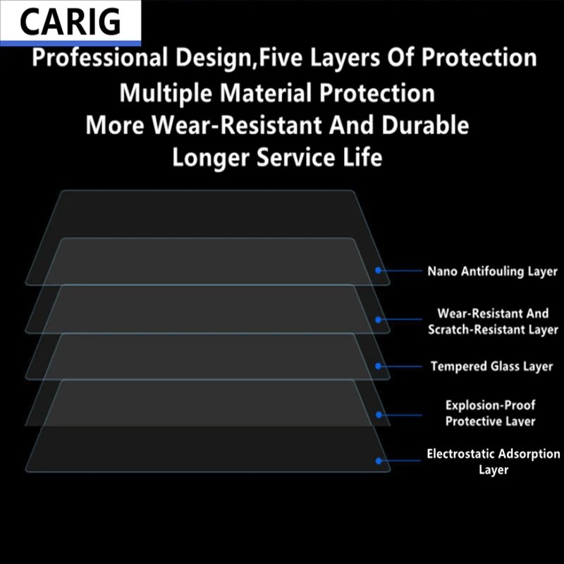 JETOUR X95 20-22 HD Tempered Glass Dashboard Protector