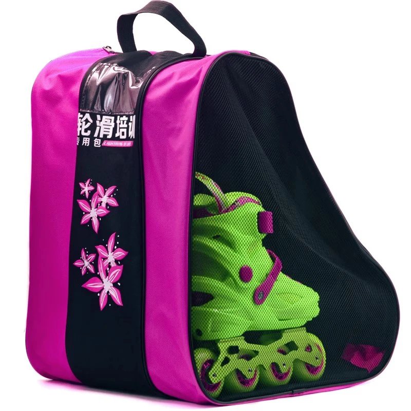 Kids Breathable Ice Skating Backpack for Inline Skates