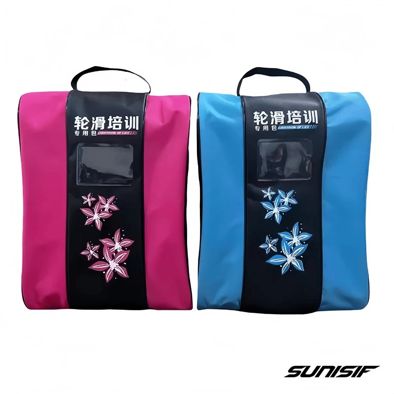 Kids Travel Ice Skating Backpack Breathable Thicken Inline Skates Bag Single Shoulder/Handheld Roller Skate Accessories for Kids