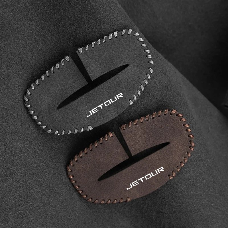 Leather Car Seat Belt Buckle Protectors - 2 Pack for Chery Models