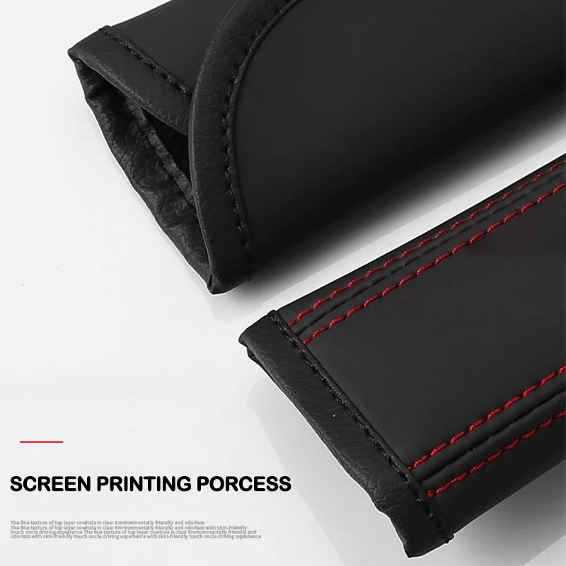 Leather Shoulder Seat Belt Covers for Renault Models - 2 Pack