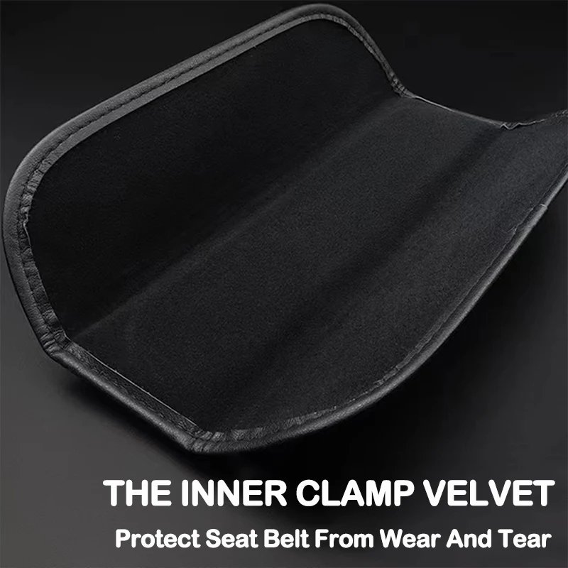 Leather Shoulder Seat Belt Covers for Renault Models - 2 Pack