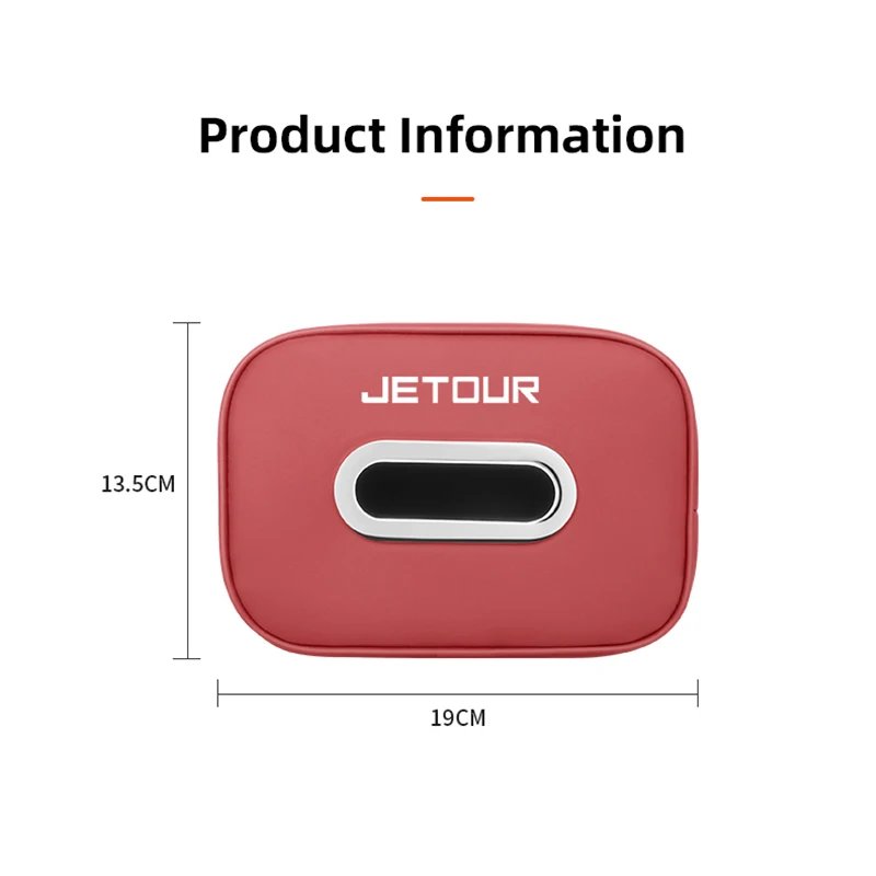Leather Tissue Box for Chery Jetour X70 X90 - Car Interior Accessory