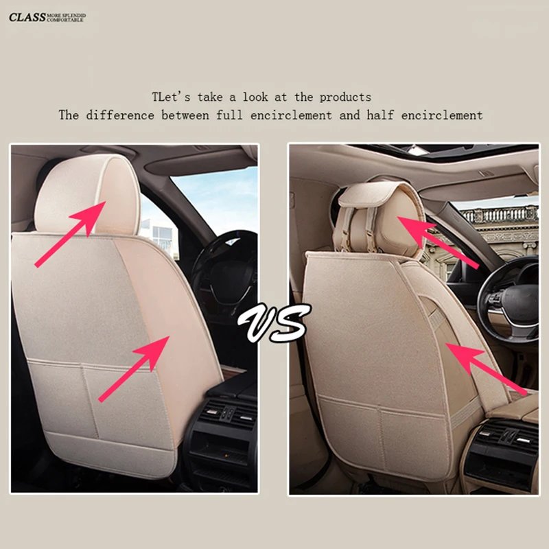 Luxury Flax Car Seat Covers for Jetour & Chery Models