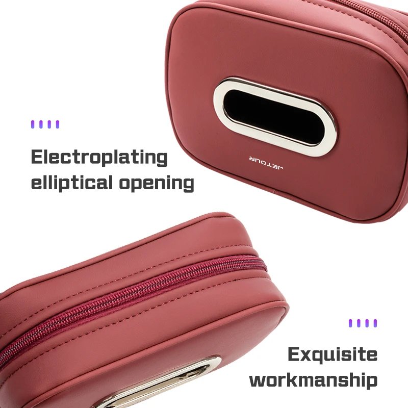 Microfiber Leather Car Tissue Box for Chery Jetour Models