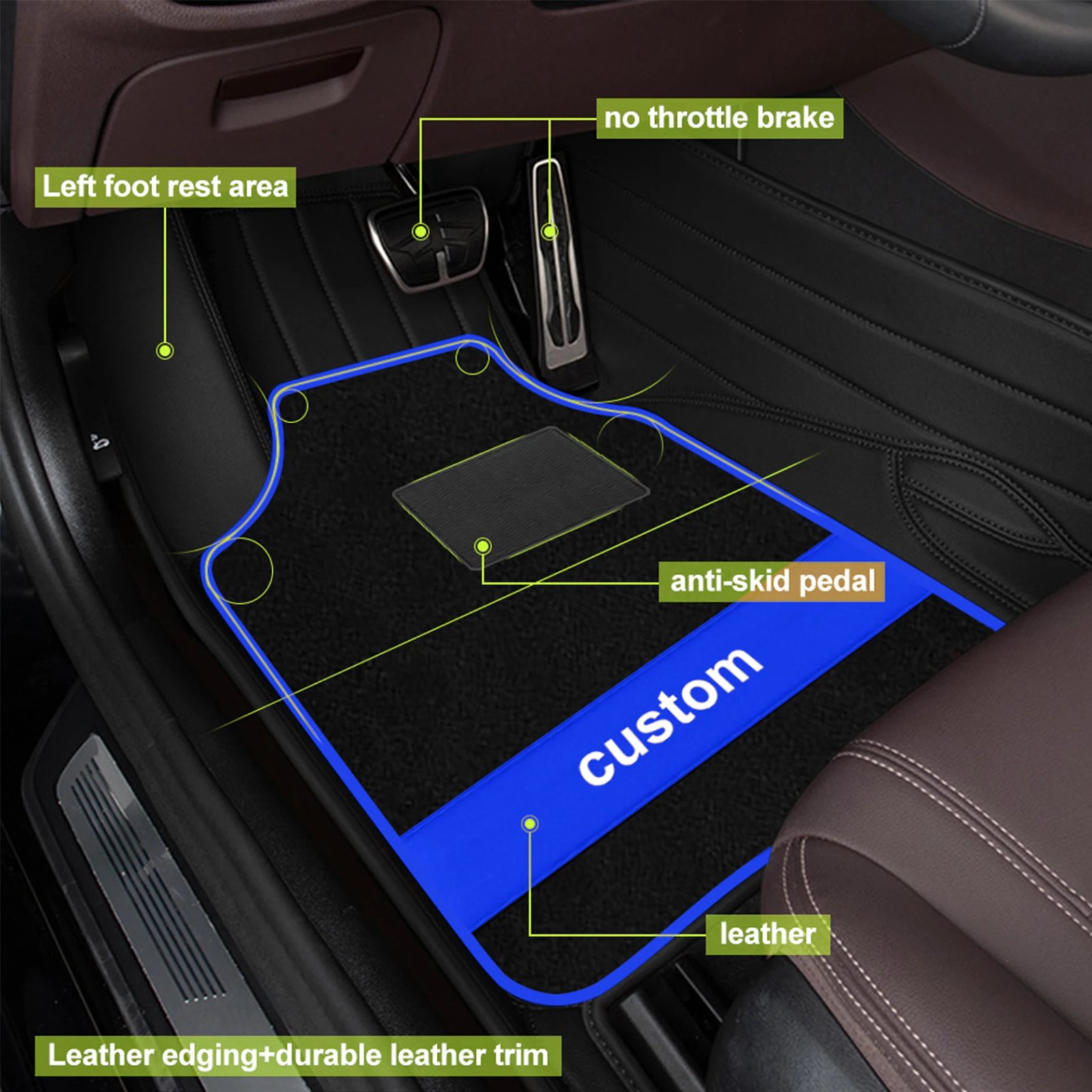 Personalized Car Mats for Audi Models A1 to A8 & Q2 to Q7