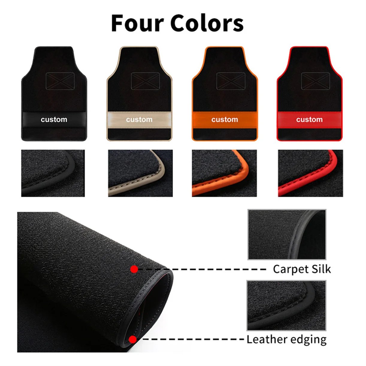 Personalized Car Mats for Audi Models A1 to A8 & Q2 to Q7