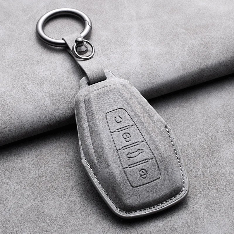 Premium Leather Key Fob Case for Geely SUVs and Models