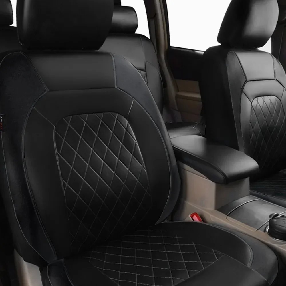 Premium PU Leather Universal Car Seat Cover for SUVs & Trucks