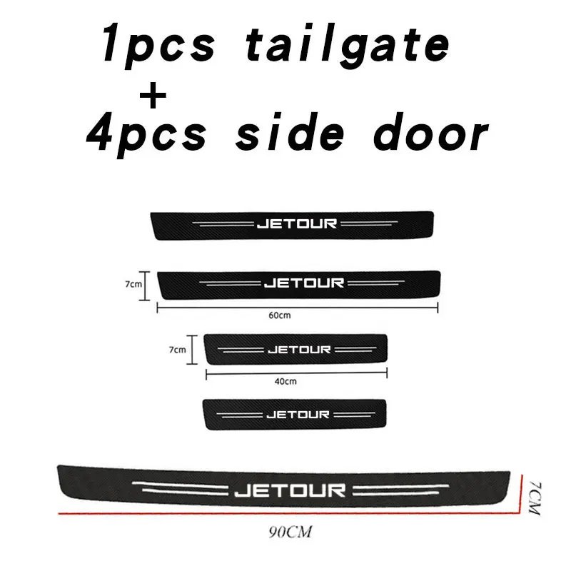 Rear Bumper Protection Stickers for Chery Jetour X70 X90