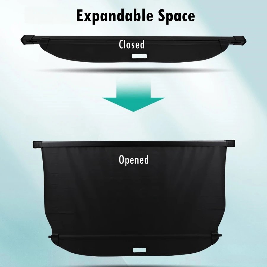 Retractable Cargo Cover for Hyundai & Kia Models - Security Shade