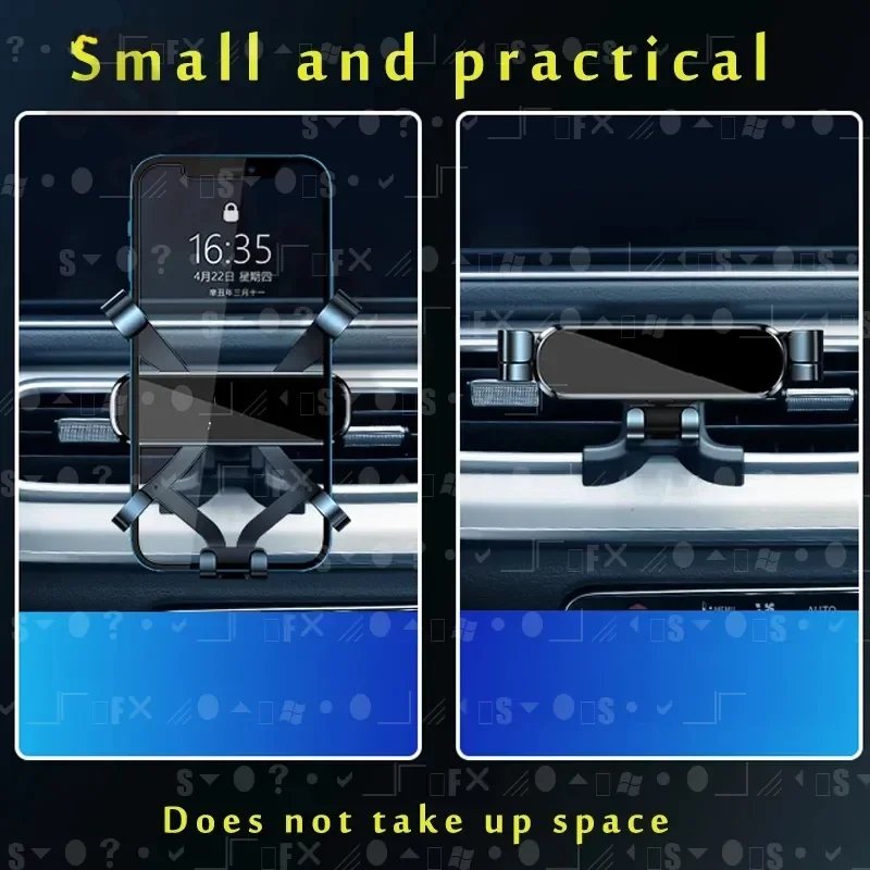 Rotatable Gravity Car Phone Holder for Volvo XC90 2015-2022