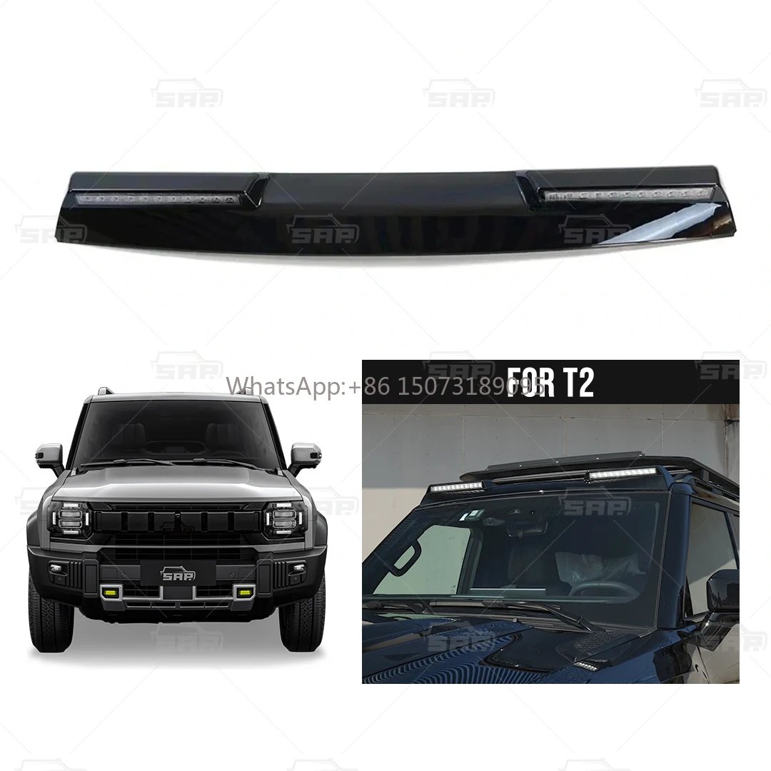 Shamo Auto Part Universal Offroad Accessories Glossy Black 2 Lens Led Front Pod Roof Top Light for Jetour Traveler T2 Auto Parts