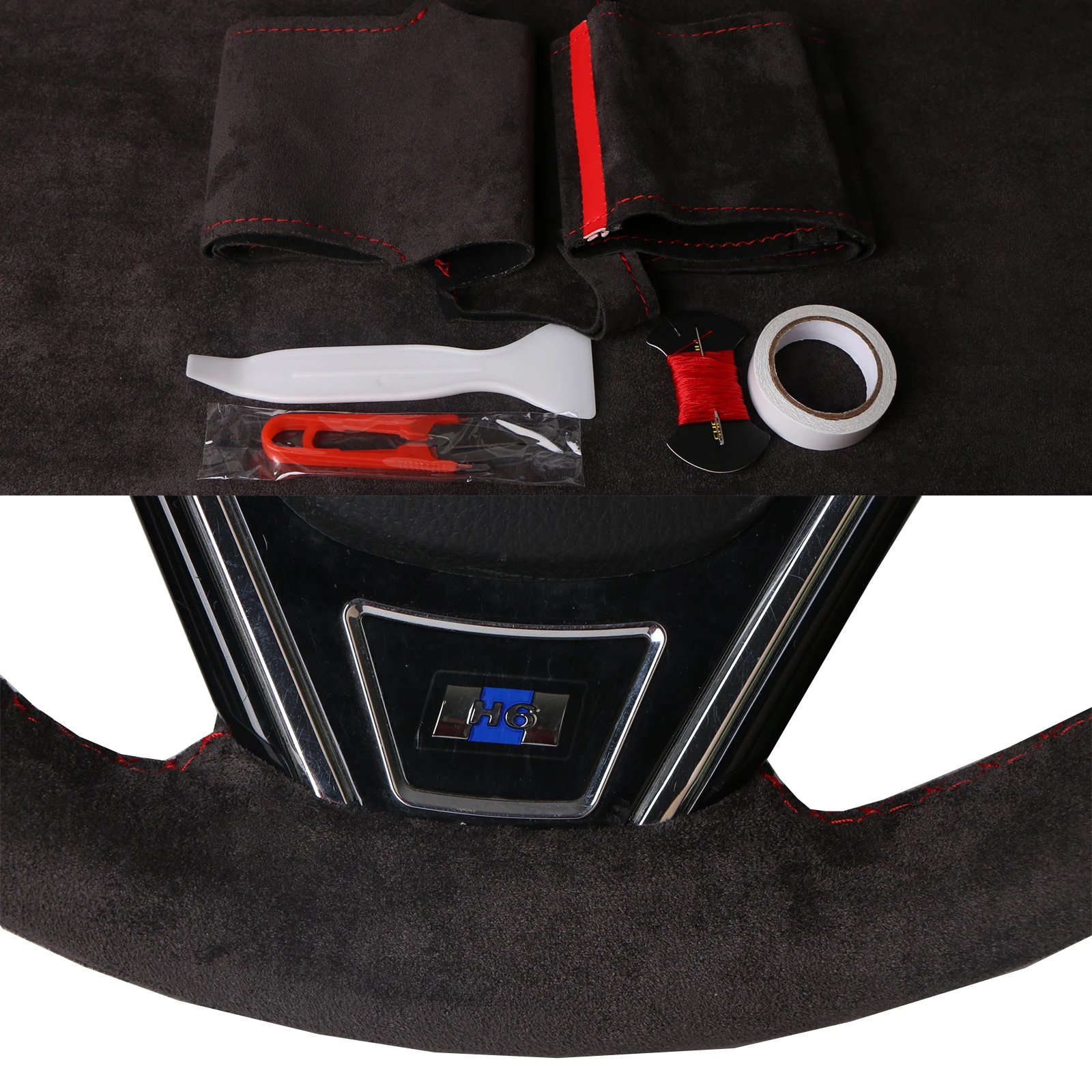 Suede Steering Wheel Cover for Jetour Dashing 2022-2024