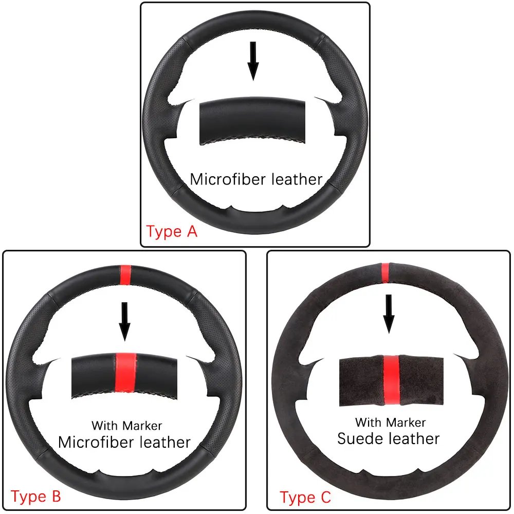 Suede Steering Wheel Cover for Jetour Dashing 2022-2024