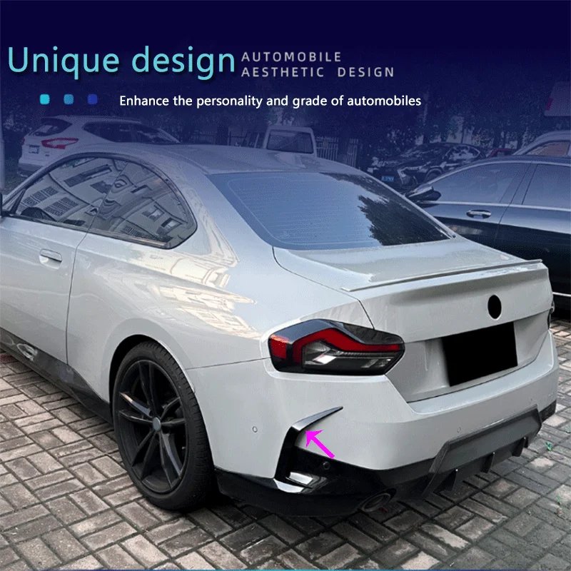 Suitable for BMW 2 Series G42 M Sport 2022+rear air knife vent car sticker spoiler modification
