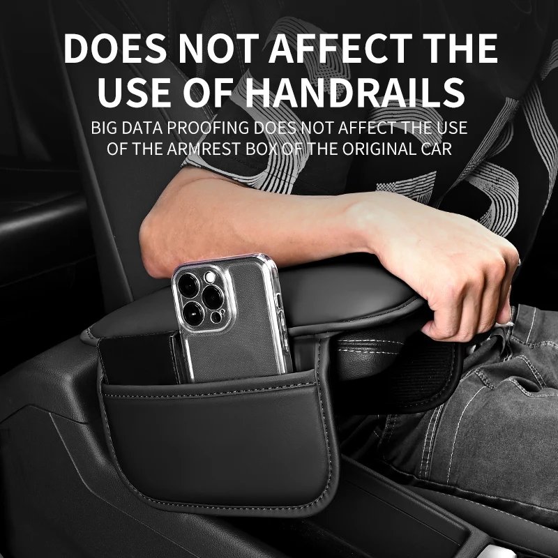 Suzuki Jimny Leather Armrest Pad - Stylish Storage Cover