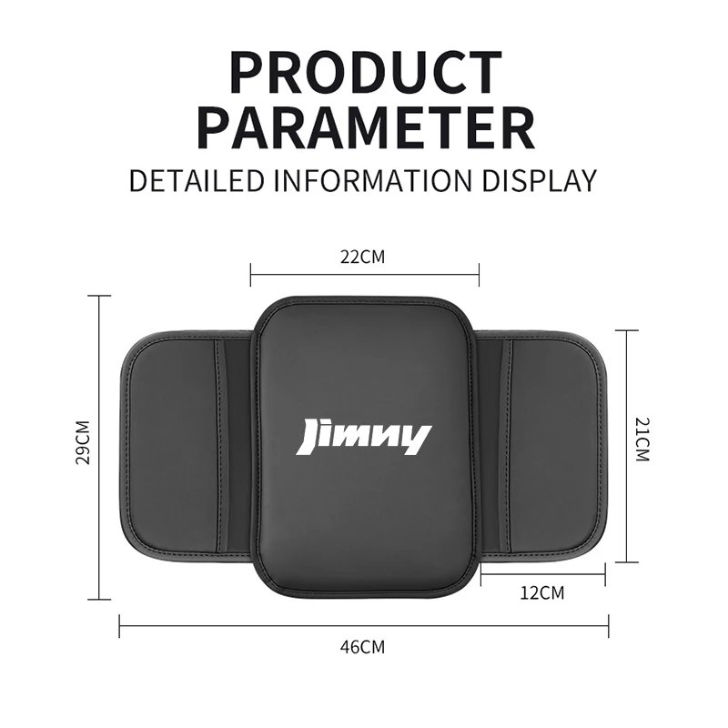 Suzuki Jimny Leather Armrest Pad - Stylish Storage Cover