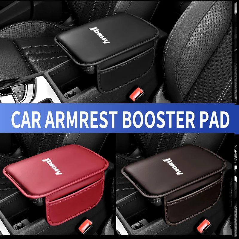 Suzuki Jimny Leather Armrest Pad - Stylish Storage Cover