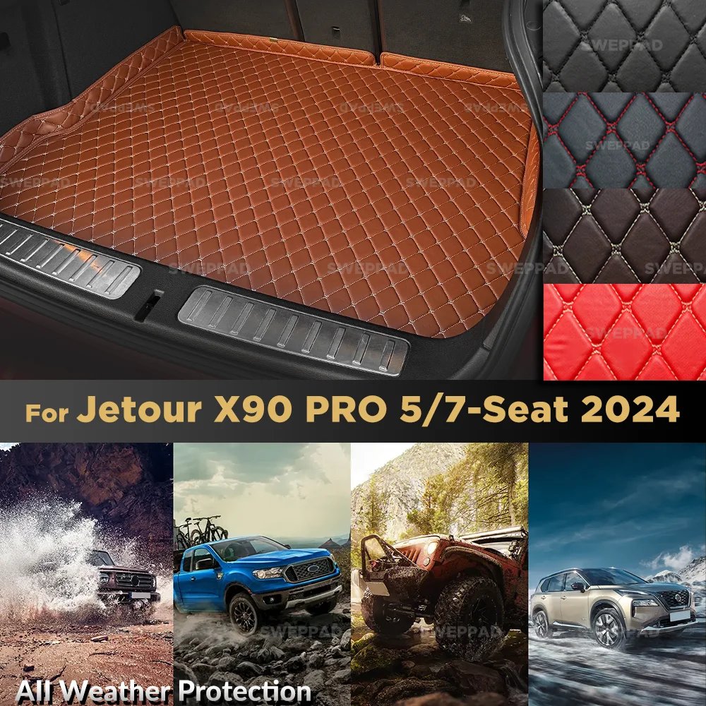 SWEPPAD For Jetour X90 PRO 5/7-Seat 2024 Custom Car Trunk Mat Anti-dirty Pad Cargo Liner Auto Interior Accessories