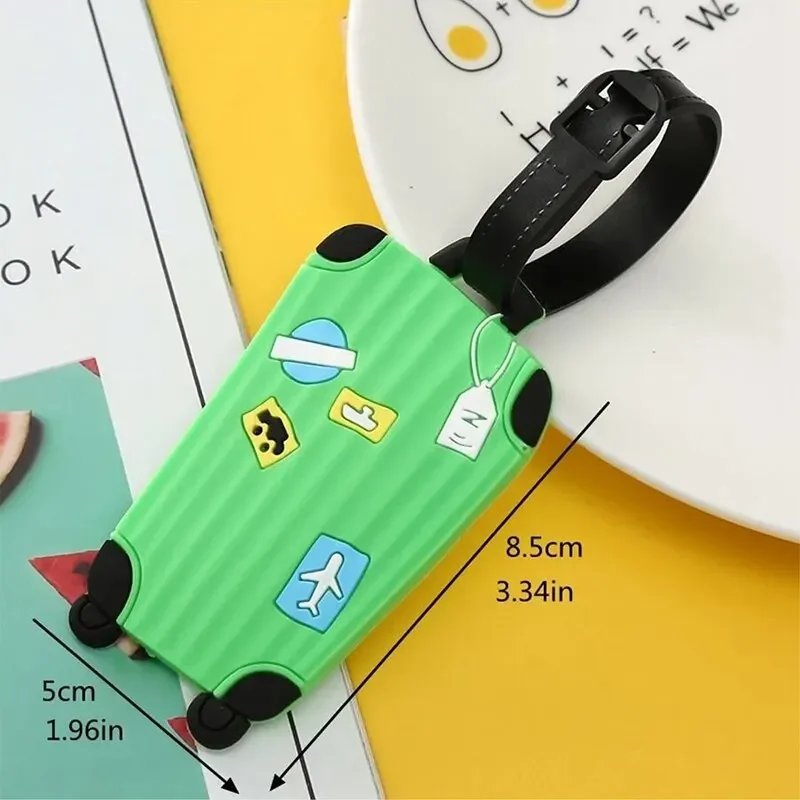 Unique 3D Silicone Waterproof Luggage Tag - Drip Glue Design