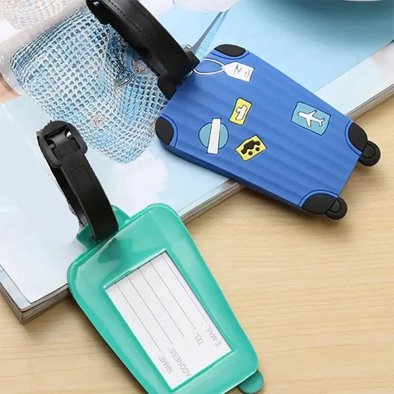 Unique 3D Silicone Waterproof Luggage Tag - Drip Glue Design