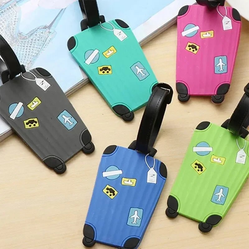 Unique 3D Silicone Waterproof Luggage Tag - Drip Glue Design