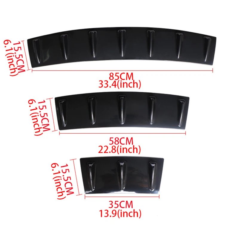 Universal Rear Spoiler for Cars - Sporty Diffuser Lip Upgrade