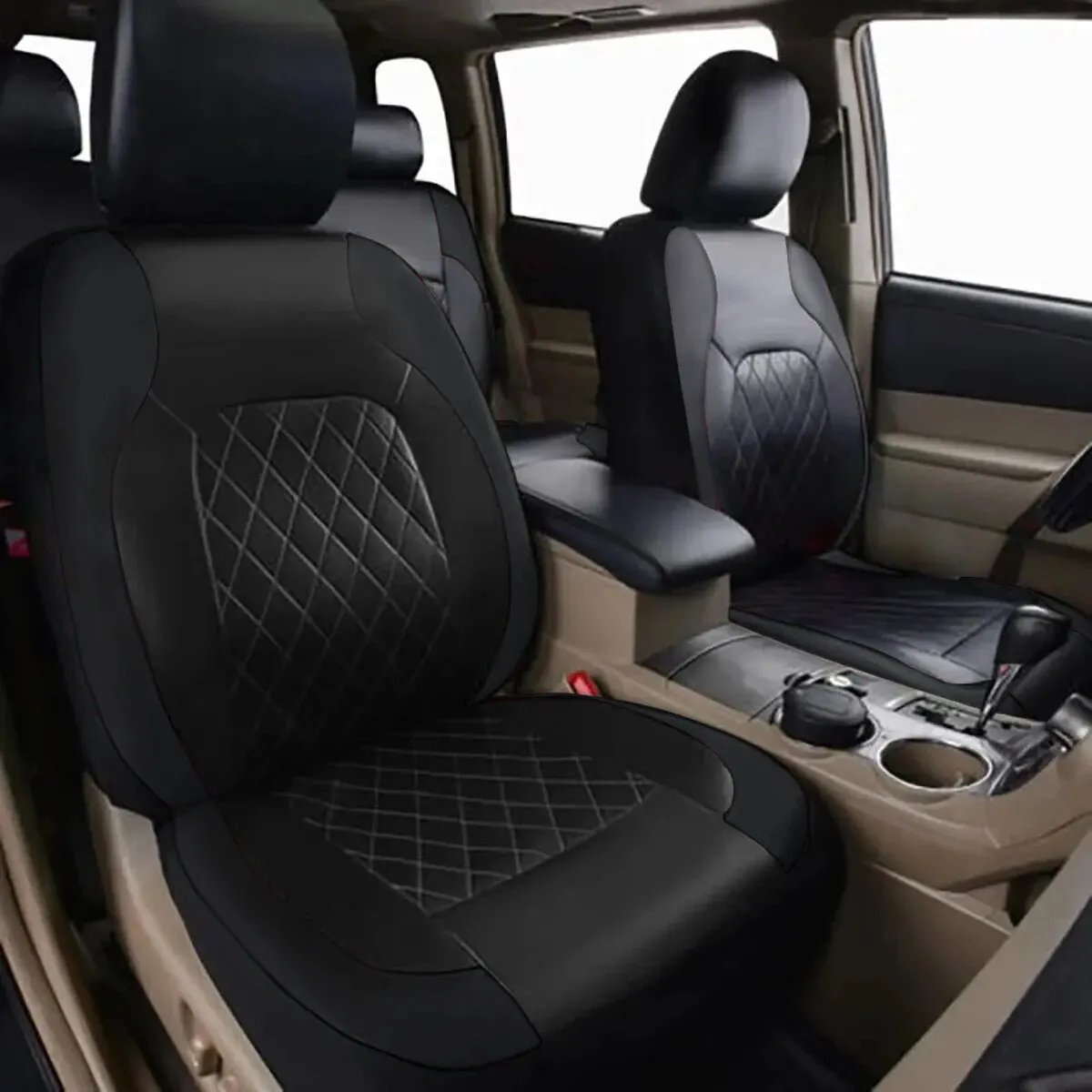 Universal Waterproof PU Leather Car Seat Covers for All Seasons