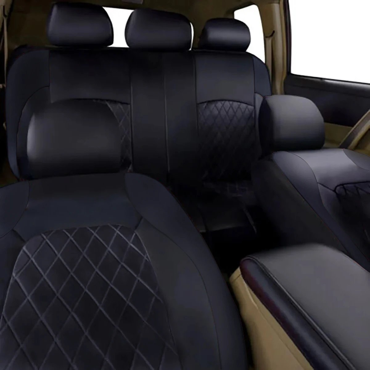 Universal Waterproof PU Leather Car Seat Covers for All Seasons