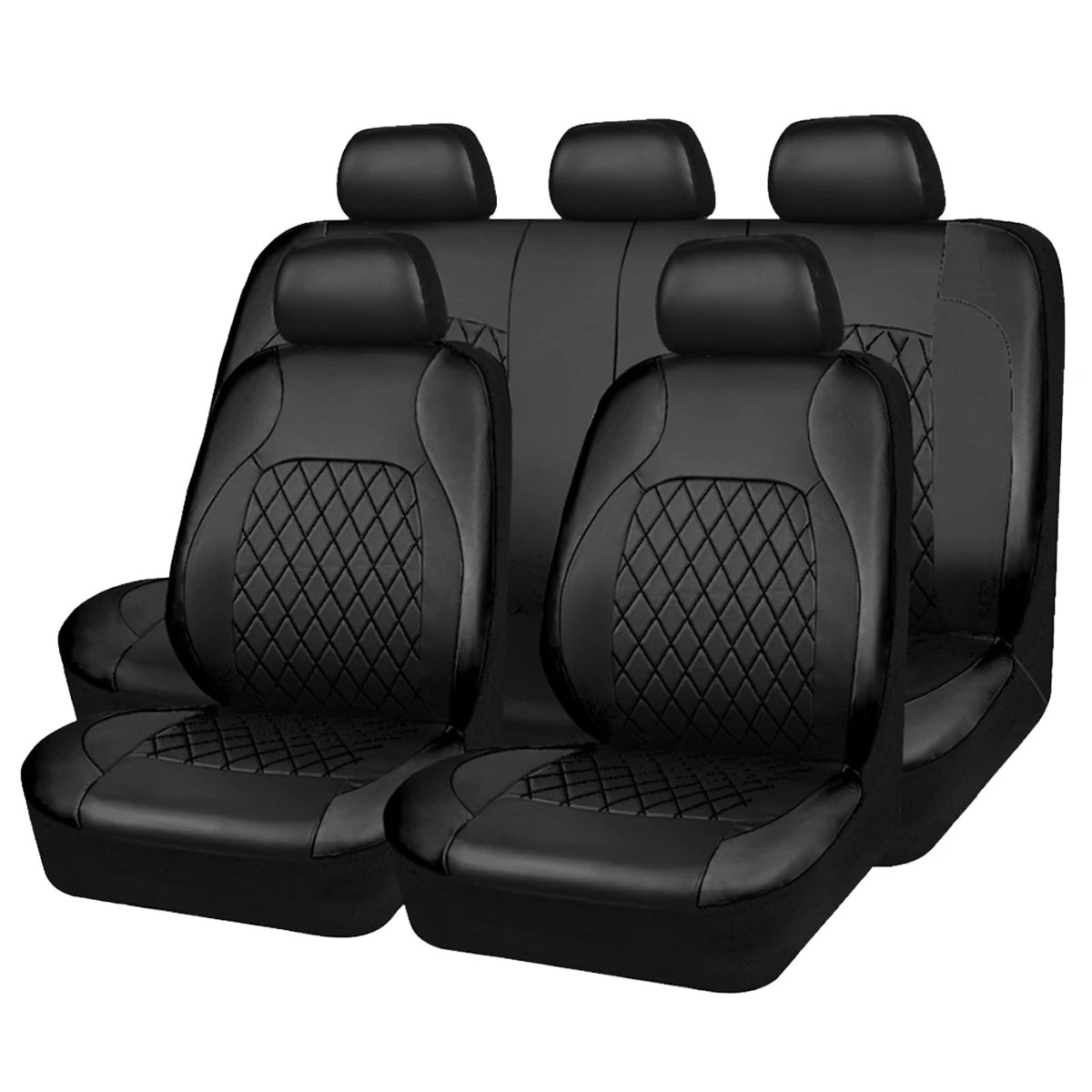 Universal Waterproof PU Leather Car Seat Covers for All Seasons