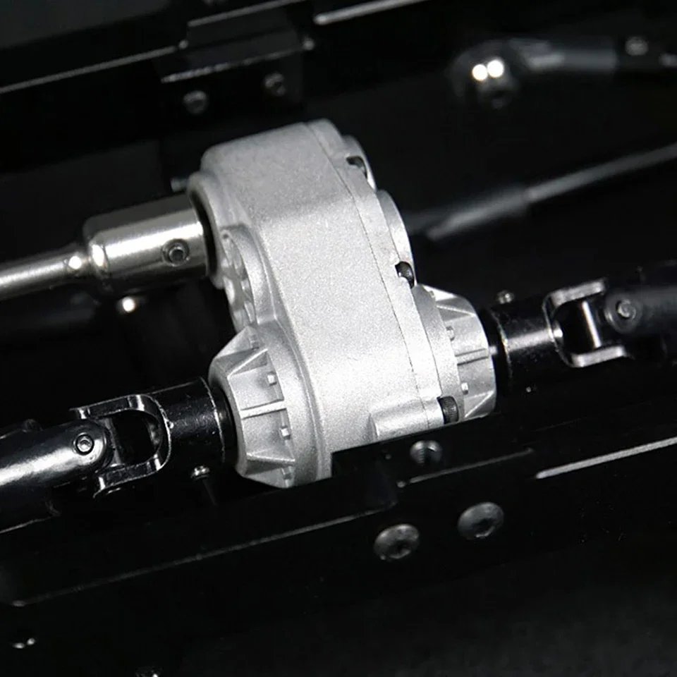 Upgrade Metal Gearbox Transfer Case for RC Crawler Axial SCX10