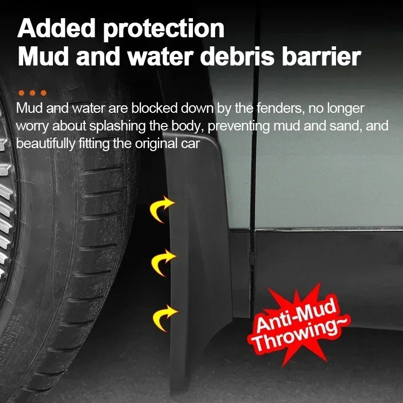 Volkswagen Amarok 2011-2022 Mud Flaps - 4PC Splash Guard Set