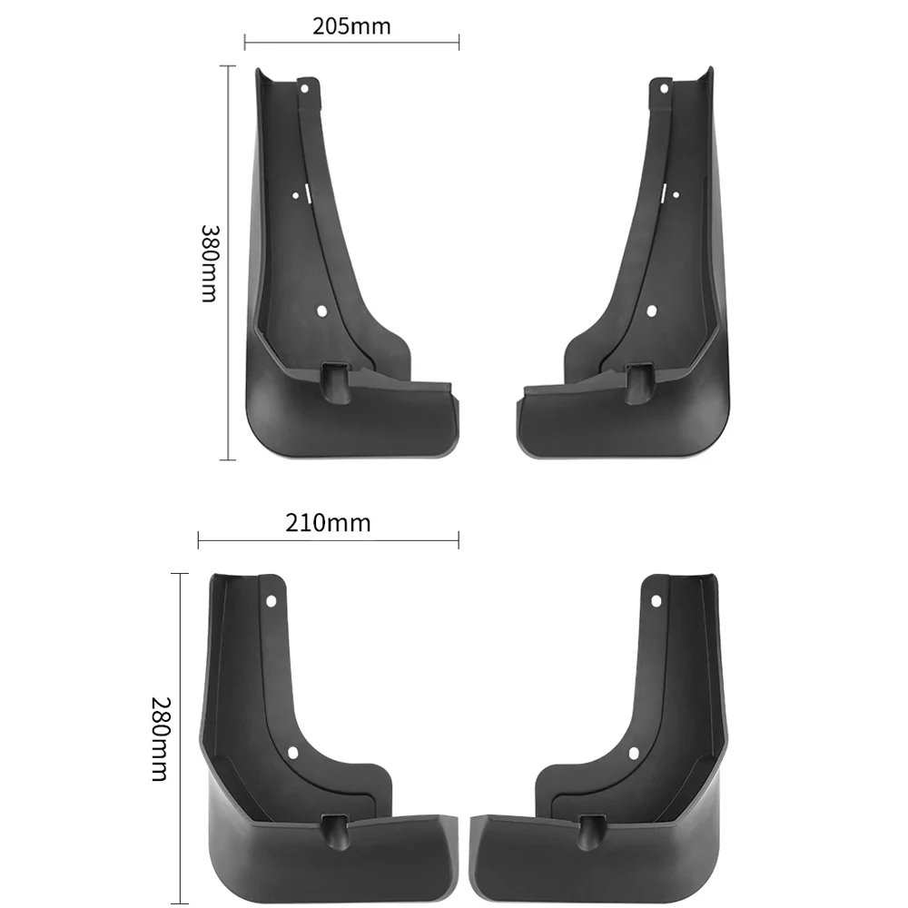 Volkswagen Tayron Tiguan 2024-2025 Mud Flaps Splash Guards