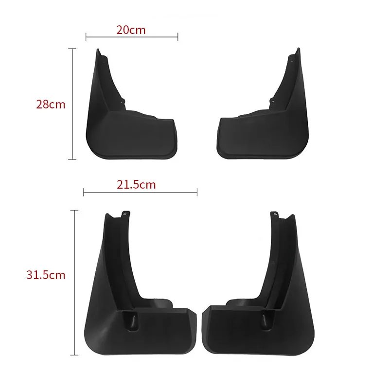 Volkswagen Teramont Atlas Mud Flaps 2017-2020 - Front & Rear