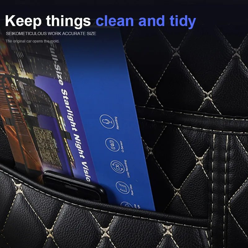 Vtear Dustproof Car Trunk Carpet Mat for Chery Jetour X90 Plus