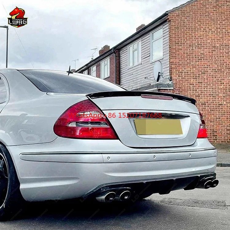 W211 Upgrade AMG Style Carbon Fiber Spoiler For Mercedes Benz E-class W211 Spoiler