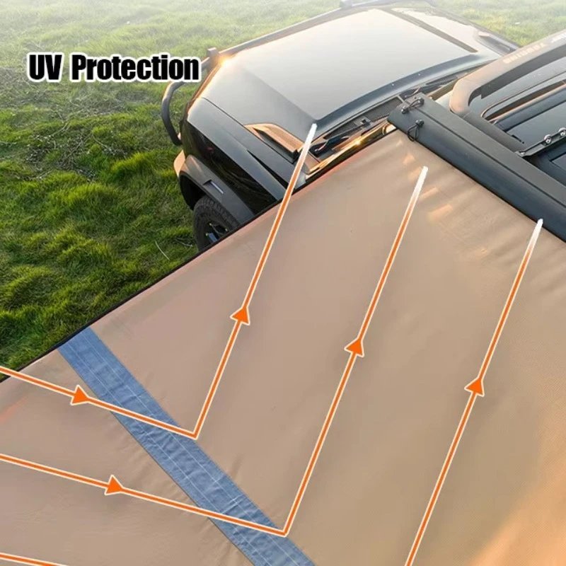 Waterproof Aluminum Camping Awning for Jetour T2 Traveler
