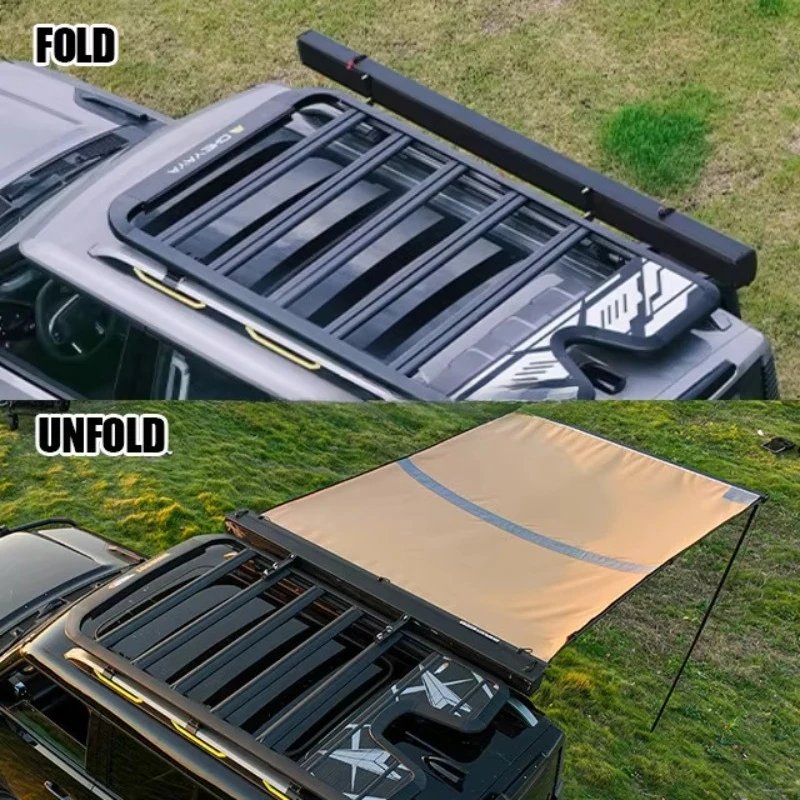 Waterproof Aluminum Camping Awning for Jetour T2 Traveler