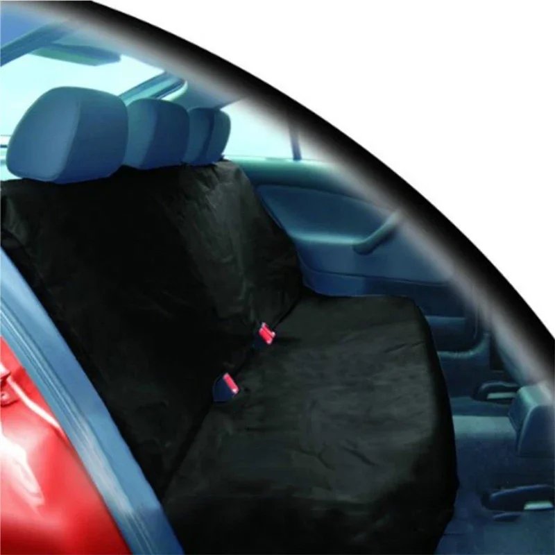 Waterproof Black Car Seat Covers - Front & Rear Protection
