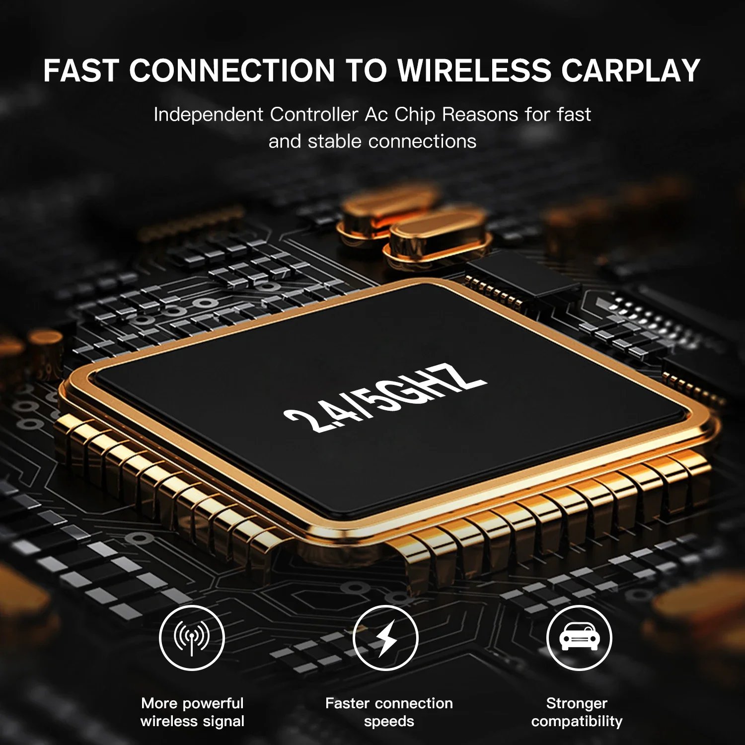 Wireless CarPlay & Android Auto Dongle for Jetour X70/X90