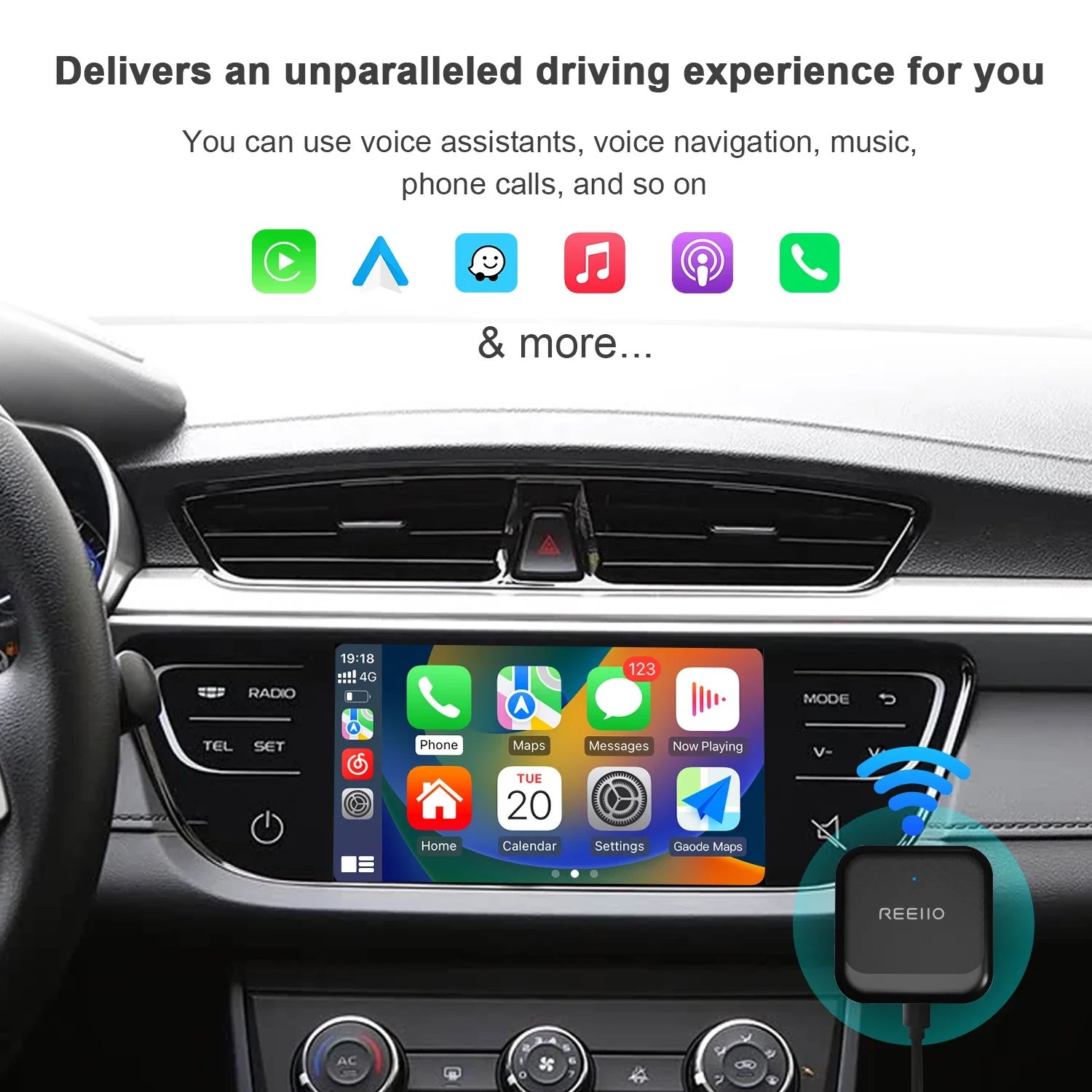 Wireless CarPlay & Android Auto Dongle for Jetour X70/X90