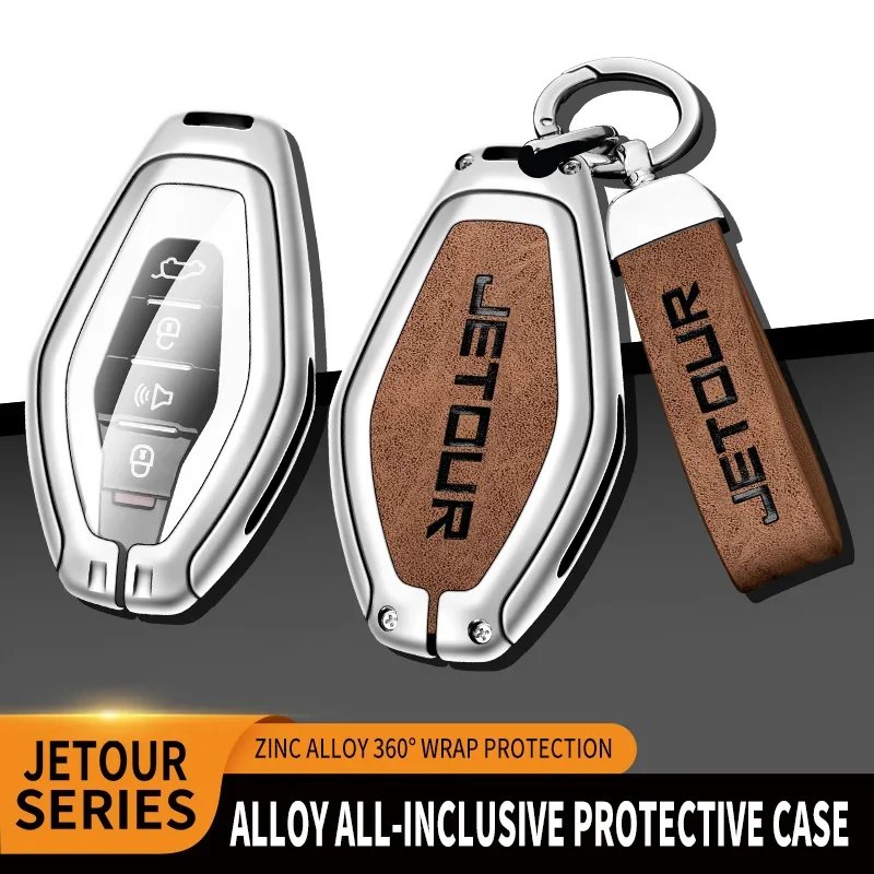 Zinc Alloy Key Case Cover for Chery Jetour X70 X90 X95 2020-2023