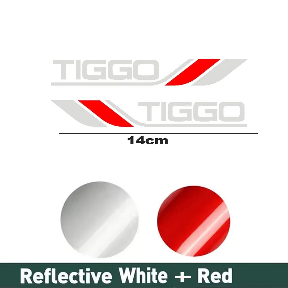 2-Pack Car Rearview Mirror Stickers for Chery Jetour & TIGGO