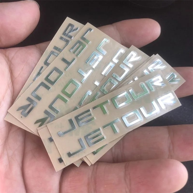 2/5/10pcs Metal Car Stickers Emblem Auto Decor Decals Reflective For Chery Jetour X70 X90 Plus Dashing T2 Decoration Accessories