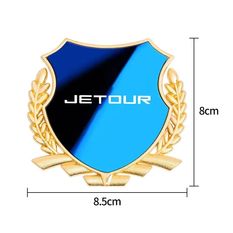 3D Metal Car Emblem Badge Decal for Chery Jetour X70 X90 X95