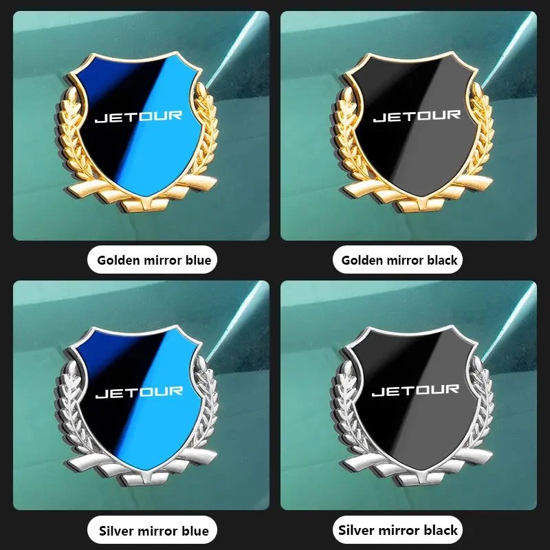 3D Metal Car Emblem Badge Decal for Chery Jetour X70 X90 X95