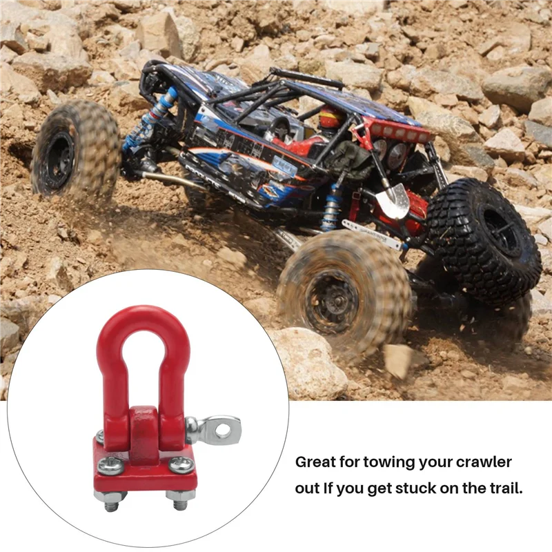 ABJV Metal Tow Hook Accessory for 1/10 RC Crawler Trucks