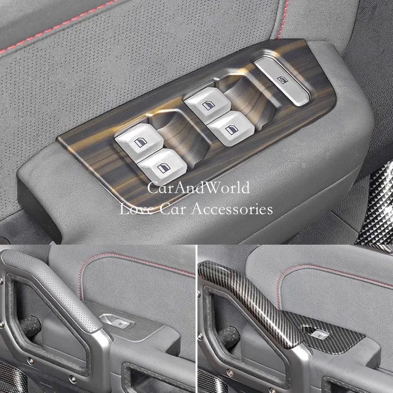 ABS Chrome Interior Armrest Door Window Lift Switch Frame Cover Trims Car Moulding Accessories For Jetour T2 Traveller 2023-2025