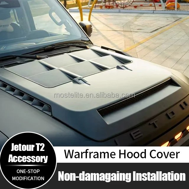 ABS Front Engine Hood Cover for Jetour T2 - Stylish Upgrade